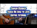 How To Play Shawn Mendes Teach Me How To Love Guitar Tutorial
