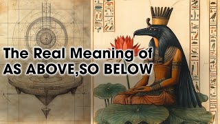 The Real Meaning of As Above, So Below