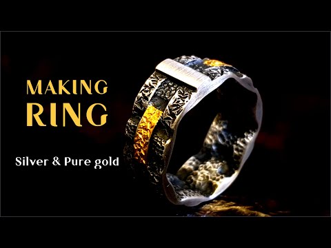 Silver RING making process [ Metal Weaving Technique ]