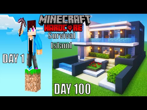 EPIC 100 Day Island Survival challenge - Can We Survive?!