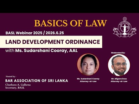 “Basics of Law: Land Development Ordinance