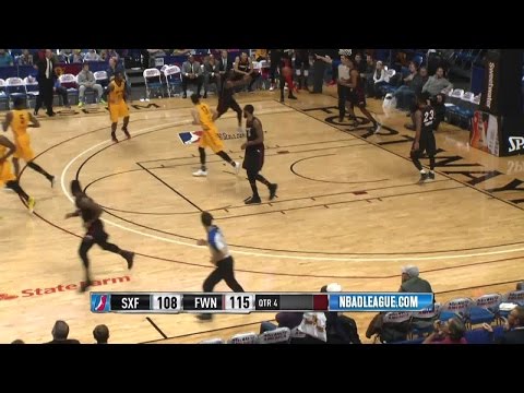 Travis Leslie posts 18 points & 12 rebounds vs. the Skyforce, 11/20/2016