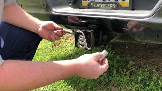 Stuck/seized Tow Hitch Lock Removal