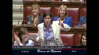 ELLY SCHLEIN REPLICA A GIORGIA MELONI ALLA CAMERA DEI DEPUTATI