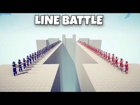 LINE BATTLE 50x MUSKETEERS VS 50x EVERY RANGED UNITS - Totally Accurate Battle Simulator TABS