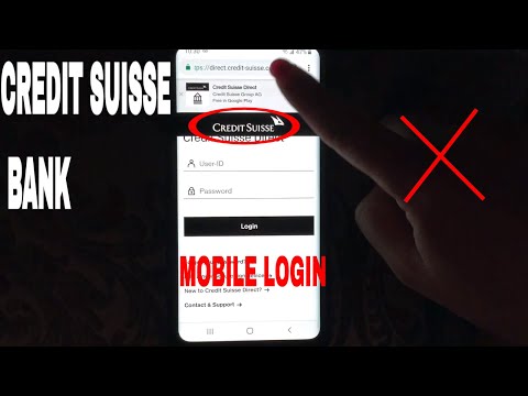 ✅ Credit Suisse Bank Register - Login - Find Password 🔴