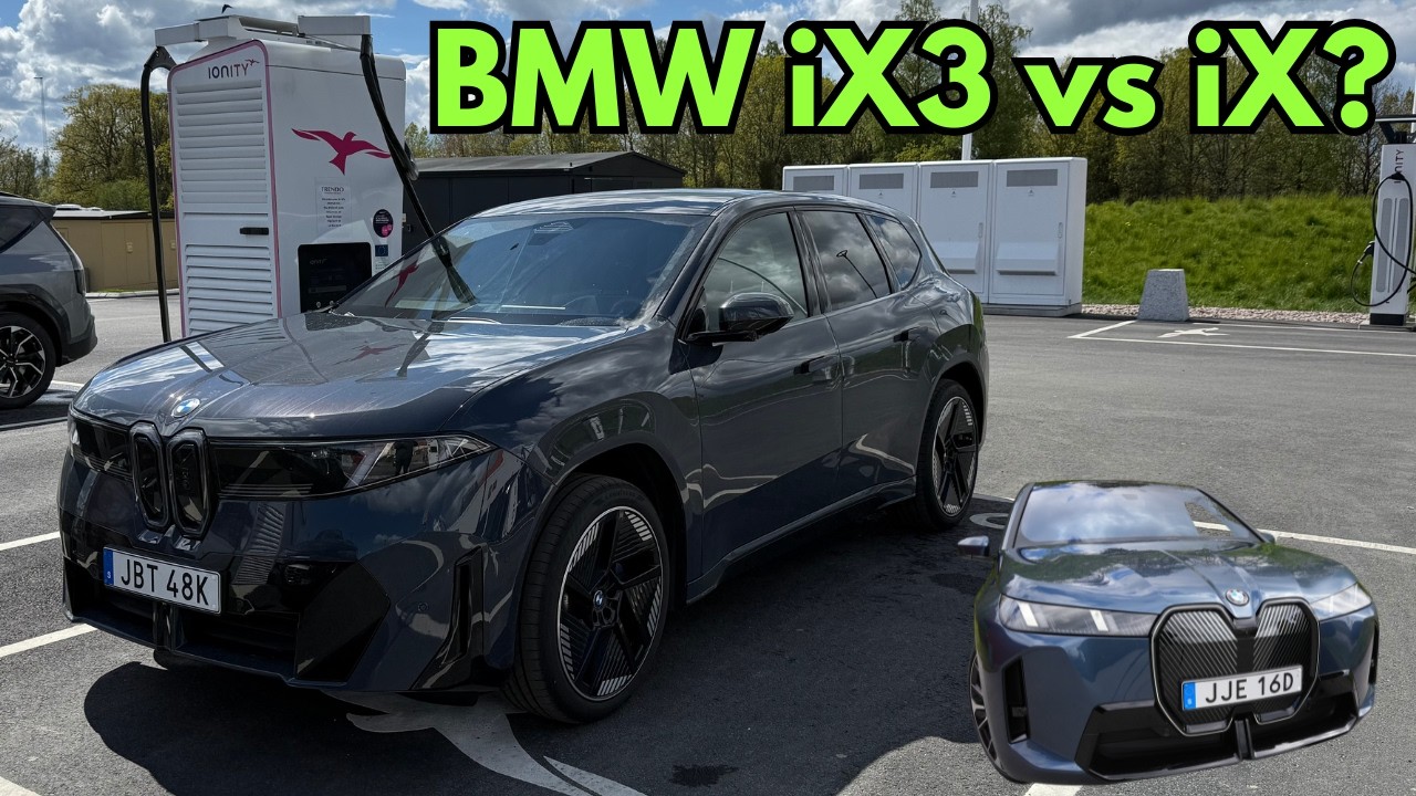 94 mil i nya BMW iX3 - Snabb laddning och låg förbrukning