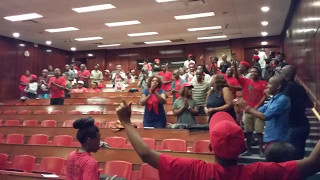 EFFSC Howard college @Sh5 during robust discussion of EFF Basics #Fighter Lloyd singing
