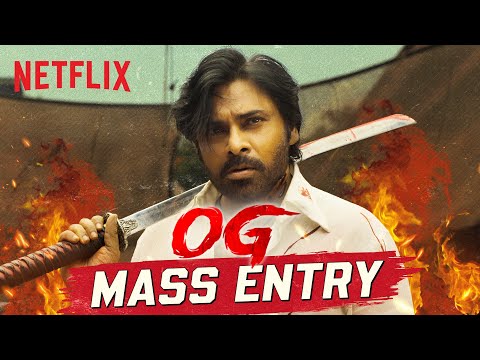 Pawan Kalyan’s MASS ENTRY With Katana | They Call Him OG | Netflix India