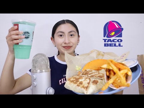 ASMR~Trying Taco Bell for the 1st time!!🌮🍟🧀🥤