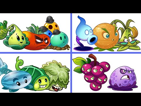 PvZ 2 4 Super Team Plants Vs Team Zombies Part 34 - Team So OP !!!
