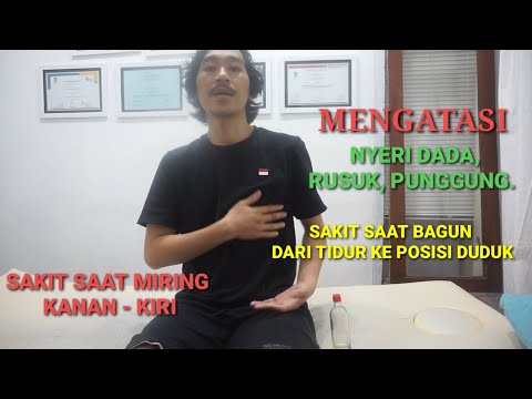 QUICK WAY TO TREAT CHEST PAIN, RIBS, BACK, RIGHT-LEFT SIDE PAIN, AND PAIN IN DEEP BREATHING.