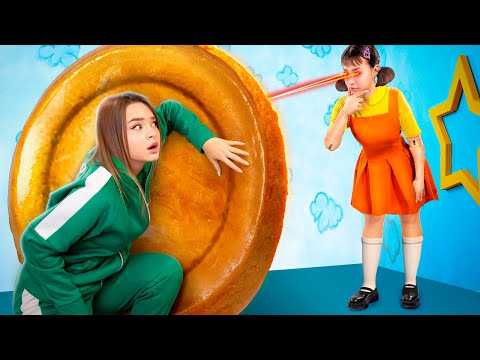 Extreme Hide and Seek in Squid Game! Squid Game In Real Life!