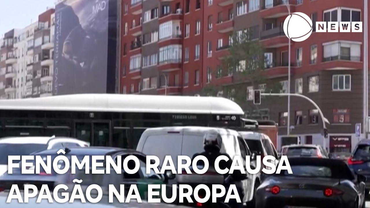Apagão na Europa é causado por "fenômeno atmosférico raro"