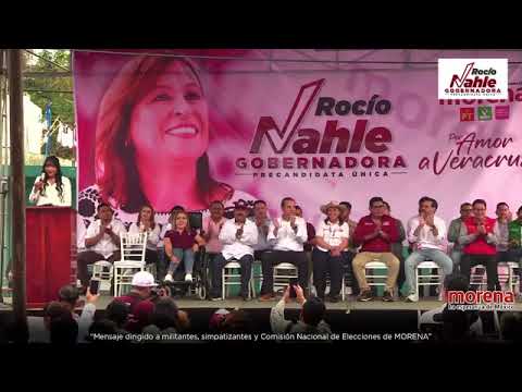 Rocío Nahle García, encabeza la Asamblea Informativa en el municipio de Colipa