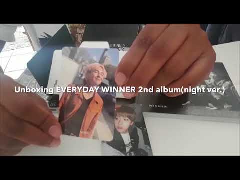Unboxing EVERYDAY WINNER  2nd  full album (night ver.)