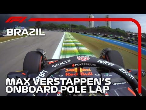 PPフェルスタッペンの予選オンボード映像 F1 第21戦ブラジルGP（サンパウロ）