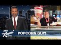 Jimmy Kimmel Talks to Viral “Popcorn Guy” from Texas