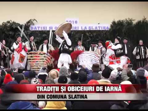 TRADITII SI OBICEIURI DE IARNA DIN COMUNA SLATINA