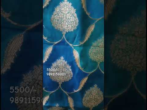 Beautiful Khaddi georgette with wow design and colour💐party wear😍#fashion #dress