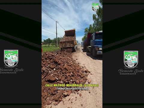 Trabajos Viales - Calle Wilfrido Insaurralde (Villa Hayes)