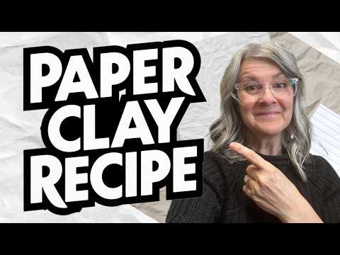 Turn Your Scrap Paper into Clay / How To Make DIY Paper Clay