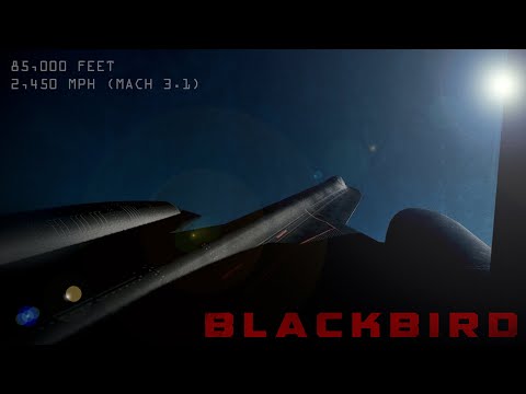 Race to 85,000 feet.  An SR-71 Blackbird accelerates towards the edges of Earth's atmosphere.