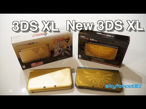 New Nintendo 3DS XL vs 3DS XL Full Comparison (Zelda Editions)