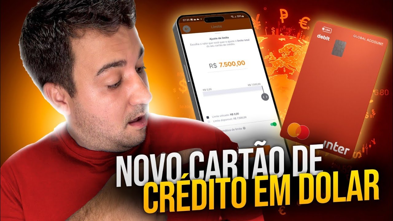 INTER LANÇA SUA MAIOR NOVIDADE DO SECULO. NOVO CARTÃO DE CRÉDITO EM DOLAR E DERO ANUIDADE