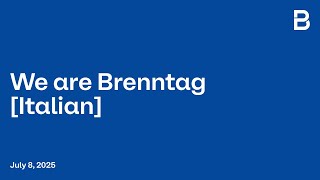 We are Brenntag [Italian subtitles]