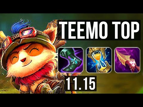 TEEMO vs RIVEN (TOP) | 6/0/3, 3.1M mastery, 2700+ games, Dominating | EUW Master | v11.15