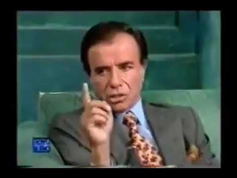 "Hay que contar los cubiertos" Carlos Saul Menem #Anecdota