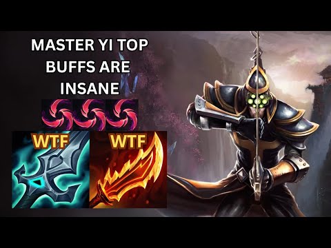 RIOT JUST MADE MASTER YI THE BEST TOPLANER