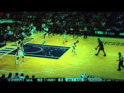 Lebron tried to iso David West then air balled