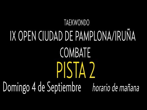 Open Internacional Pamplona. Domingo Pista 2