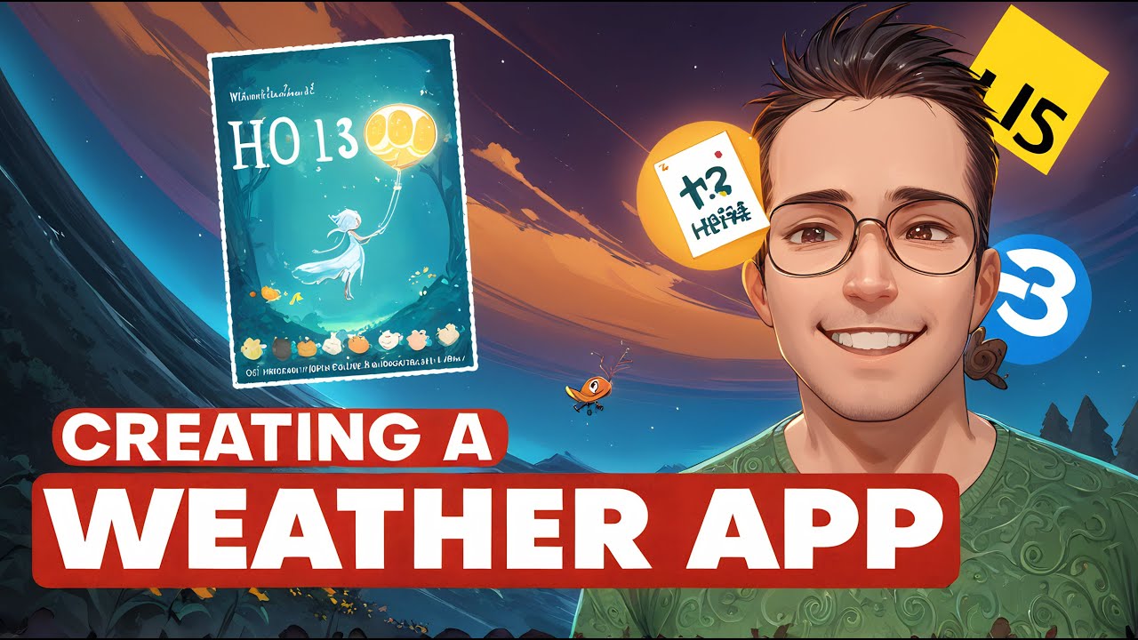 Build a Complete Weather App with JavaScript | Frontend & Backend Tutorial