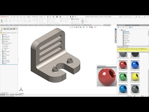 SolidWorks Tutorial - January 2021 - Exercise 46 - Part 01