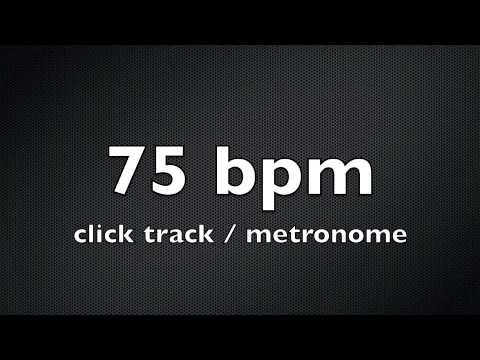 click track / metronome 75 bpm