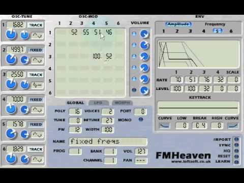 fm synthesis - organic percussive fixed freq.avi