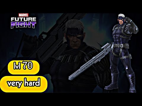 [WORLD BOSS] Cable (Heart of Darkness) lvl 70 Vs KNULL Stage 50 #marvel_future_fight
