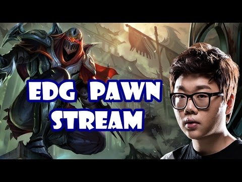 [ Aug 8, 2016 ] EDG Pawn | Zed vs Leblanc | Kr challenger | s6 live stream