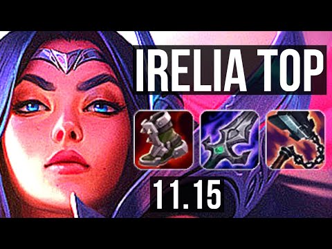 IRELIA vs GNAR (TOP) | Rank 4 Irelia, Legendary | TR Challenger | v11.15