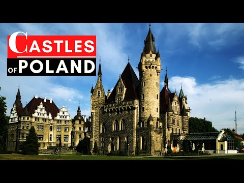 Tour Castles of Poland - Amazing Aerial Drone View of Breathtaking 24 Polish Castles in Ten Minutes.