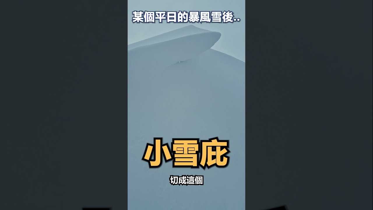 記錄應該是25-26雪季最後的暴風雪 #北海道 #shorts