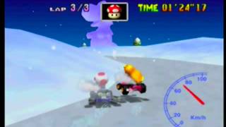 MK64 - former world record on Frappe Snowland - 2'00''28 (NTSC: 1'40''03)