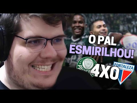 CASIMIRO REAGE: PALMEIRAS 4X0 FORTALEZA - JOGO DO TÍTULO - BRASILEIRÃO 2022 | Cortes do Casimito