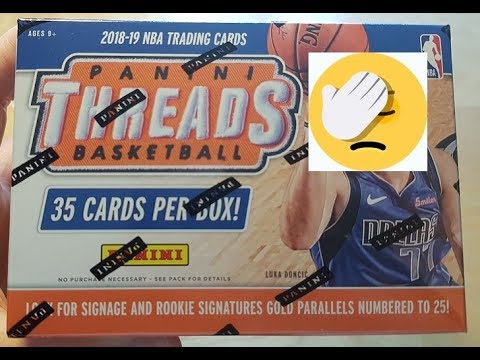 2018-19 Panini Threads Basketball Blaster Box Break