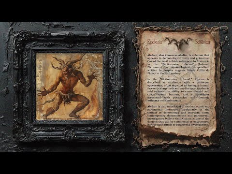 ECCLESIA SATÁNICA - ABALAM | Demonology Ambience | Dark Ambient Music | Black Ambient | Evil Sounds