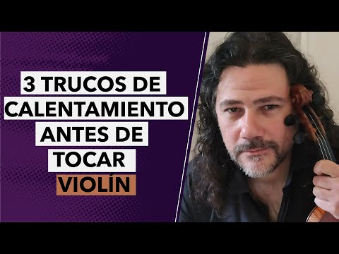Cómo PRECALENTAR antes de tocar el VIOLÍN | Prepárate con estos trucos