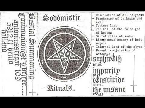 Bestial Summoning – Sodomistic Rituals (demo 1992)